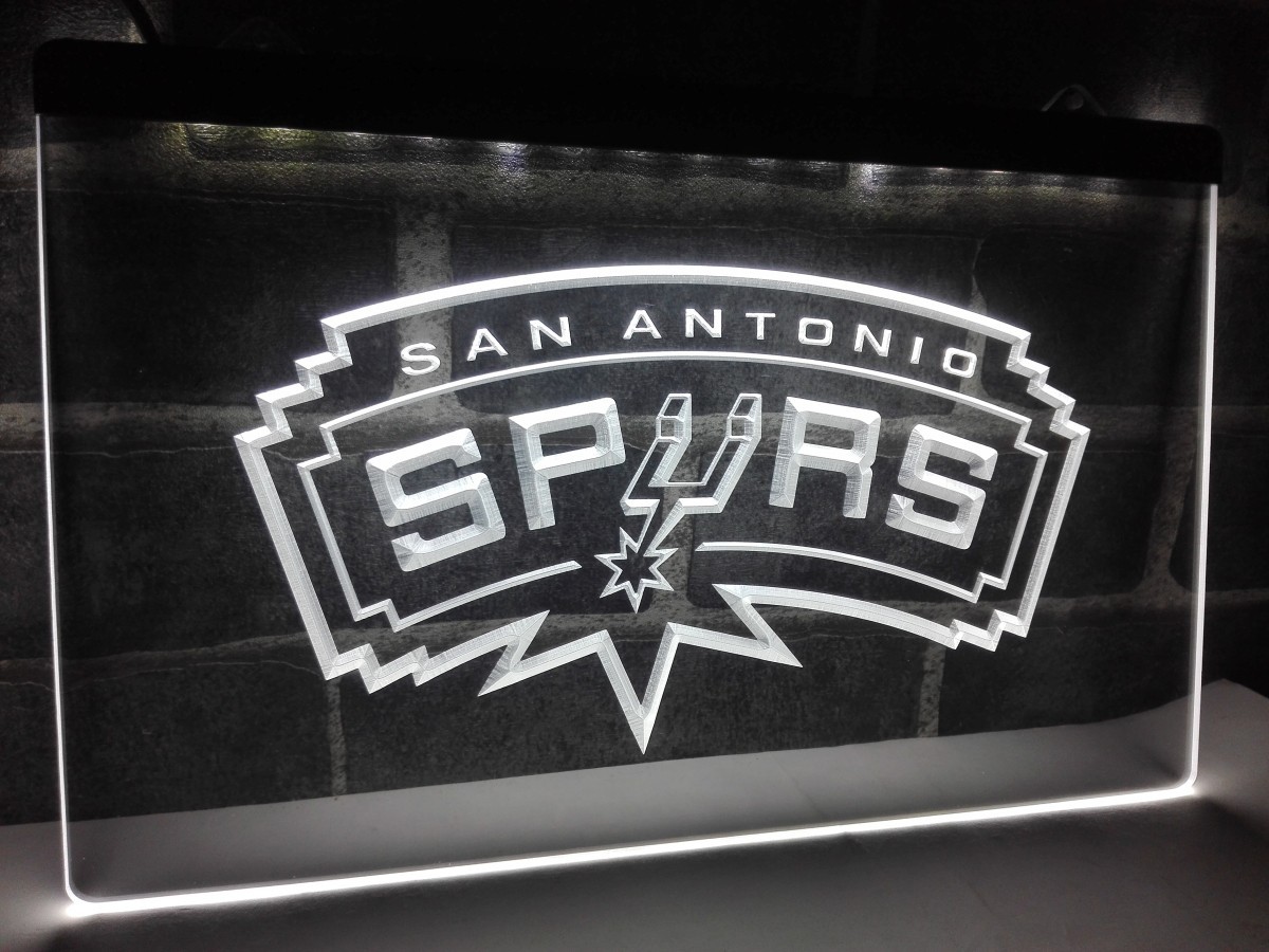 San Antonio Spurs basketball team LED NEON LIGHT SIGN for sport bar match day