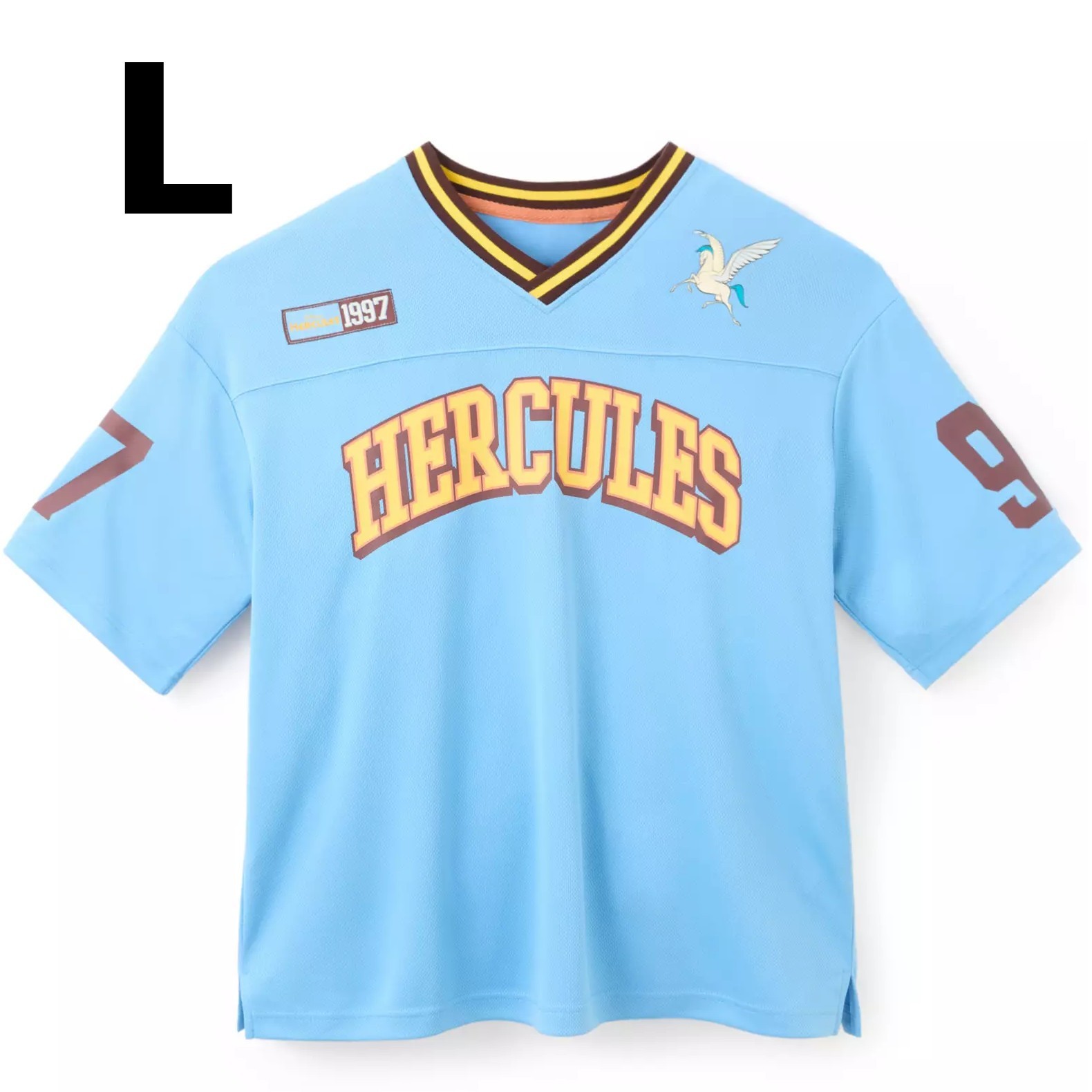 Disney Parks Hercules Football Jersey Men LARGE Disney Parks Hercules Football Jersey Men LARGE