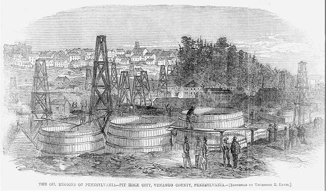 The oil regions of Pennsylvania - Pit Hole City, Venango County, Pennsylvania