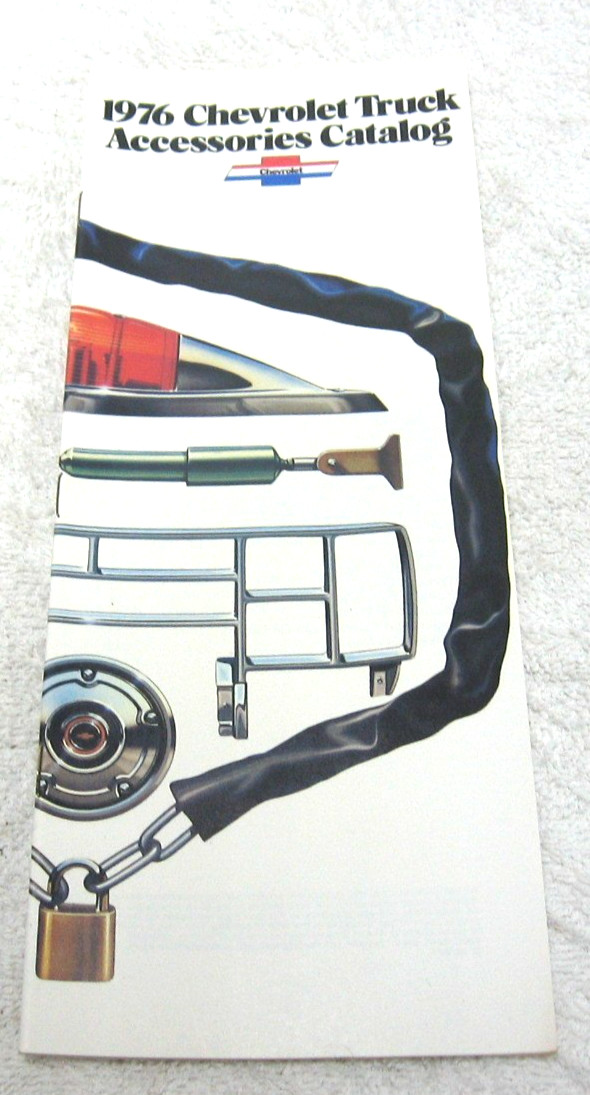 VINTAGE 1976 CHEVROLET TRUCK ACCESSORIES CATALOG BROCHURE VINTAGE 1976 CHEVROLET TRUCK ACCESSORIES CATALOG BROCHURE