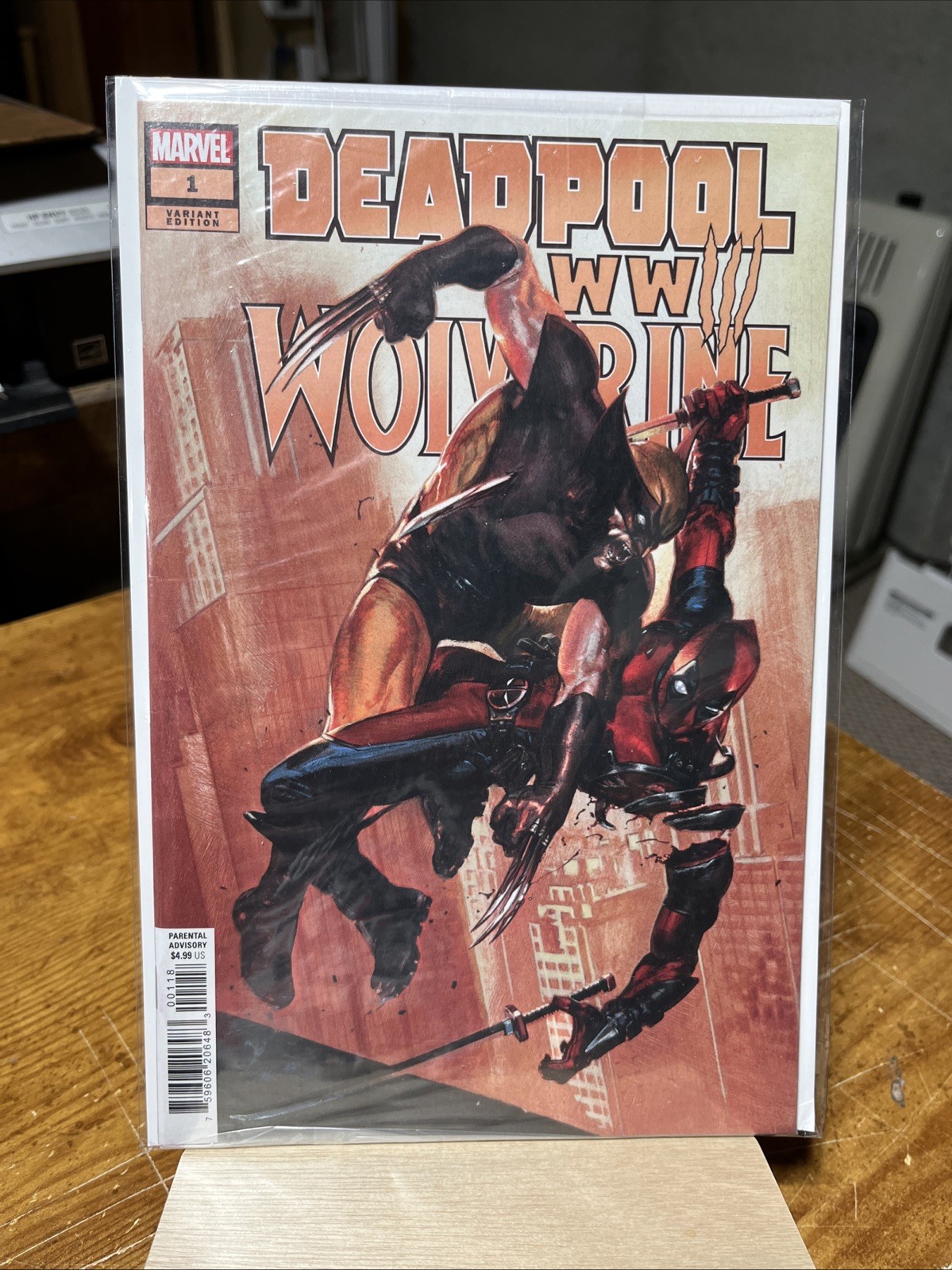 Deadpool Wolverine WW III #1 (Marvel 2024) VARIANT Bagged Cover Edition