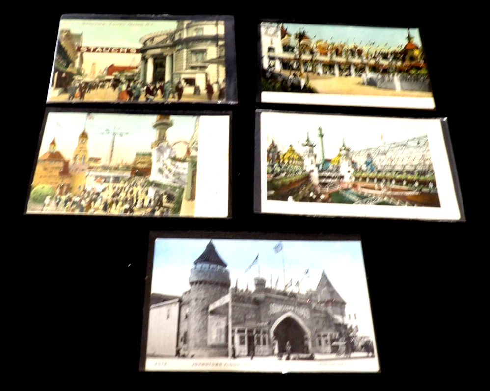 12 Postcard Lot Coney Island New York Early 1906 Stauch's J Flood Night Scenes 12 Postcard Lot Coney Island New York Early 1906 Stauch's J Flood Night Scenes