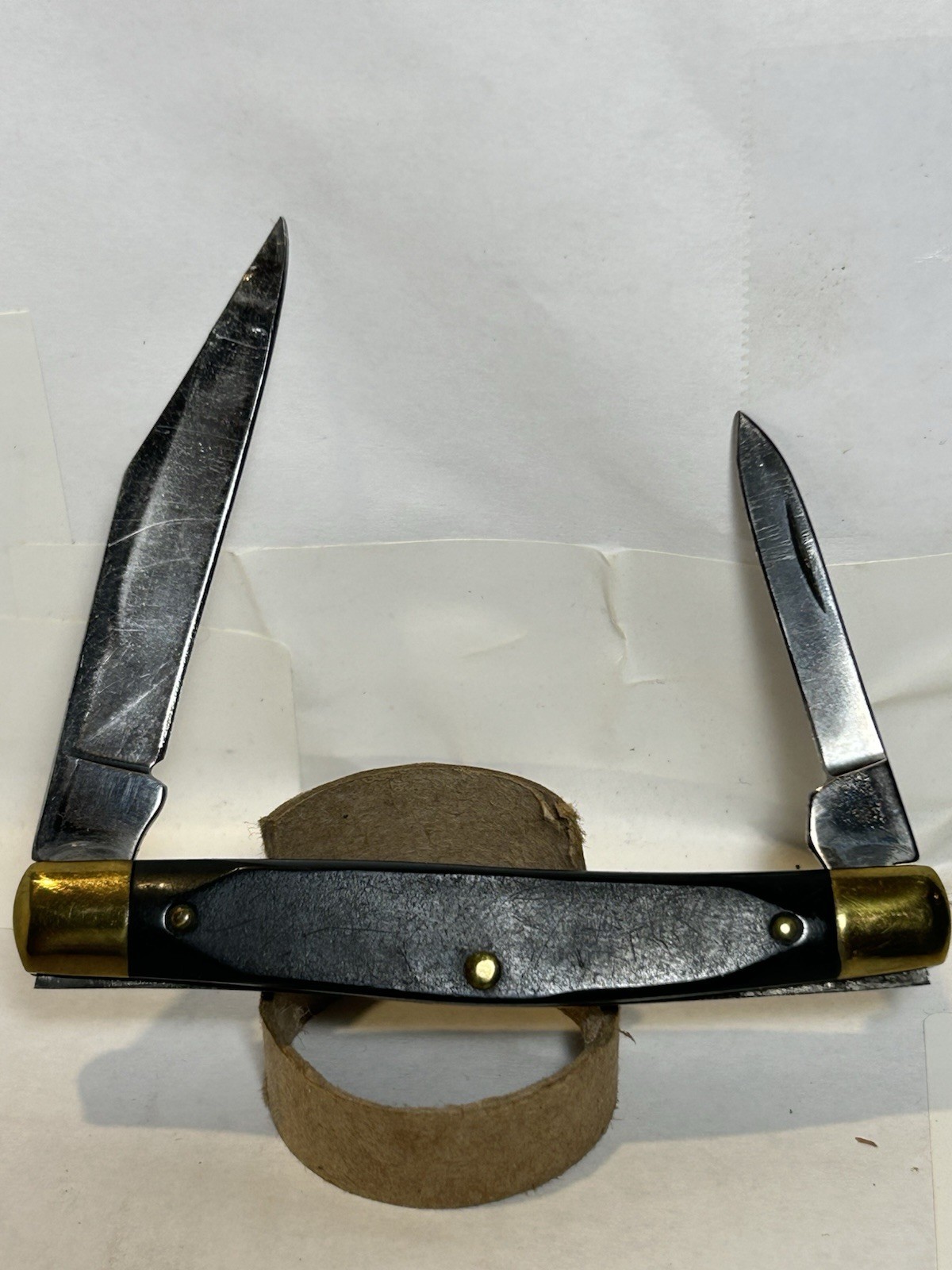 Schrade USA 240TX  Blued Finish  X Timer Pocket Knife USED
