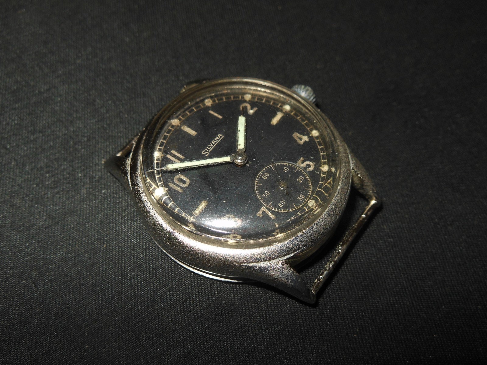 WW2 German Wehrmacht Dienstuhr - ARMY PERSONAL SERVICE WATCH -  SILVANA - NICE