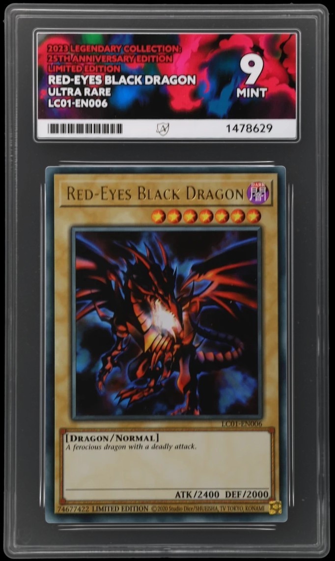 2023 - Red-Eyes Black Dragon - 25th Anniversary Edition - LC01-EN006 - Ace 9 2023 - Red-Eyes Black Dragon - 25th Anniversary Edition - LC01-EN006 - Ace 9