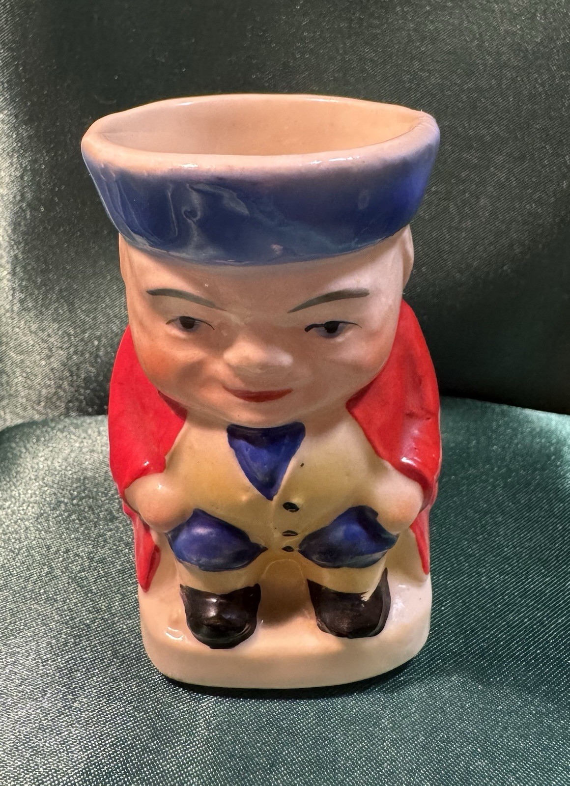 Vintage Miniature Toby Mug Jug Ceramic Pitcher, Made in Czechoslovakia, 2.5” Vintage Miniature Toby Mug Jug Ceramic Pitcher, Made in Czechoslovakia, 2.5”