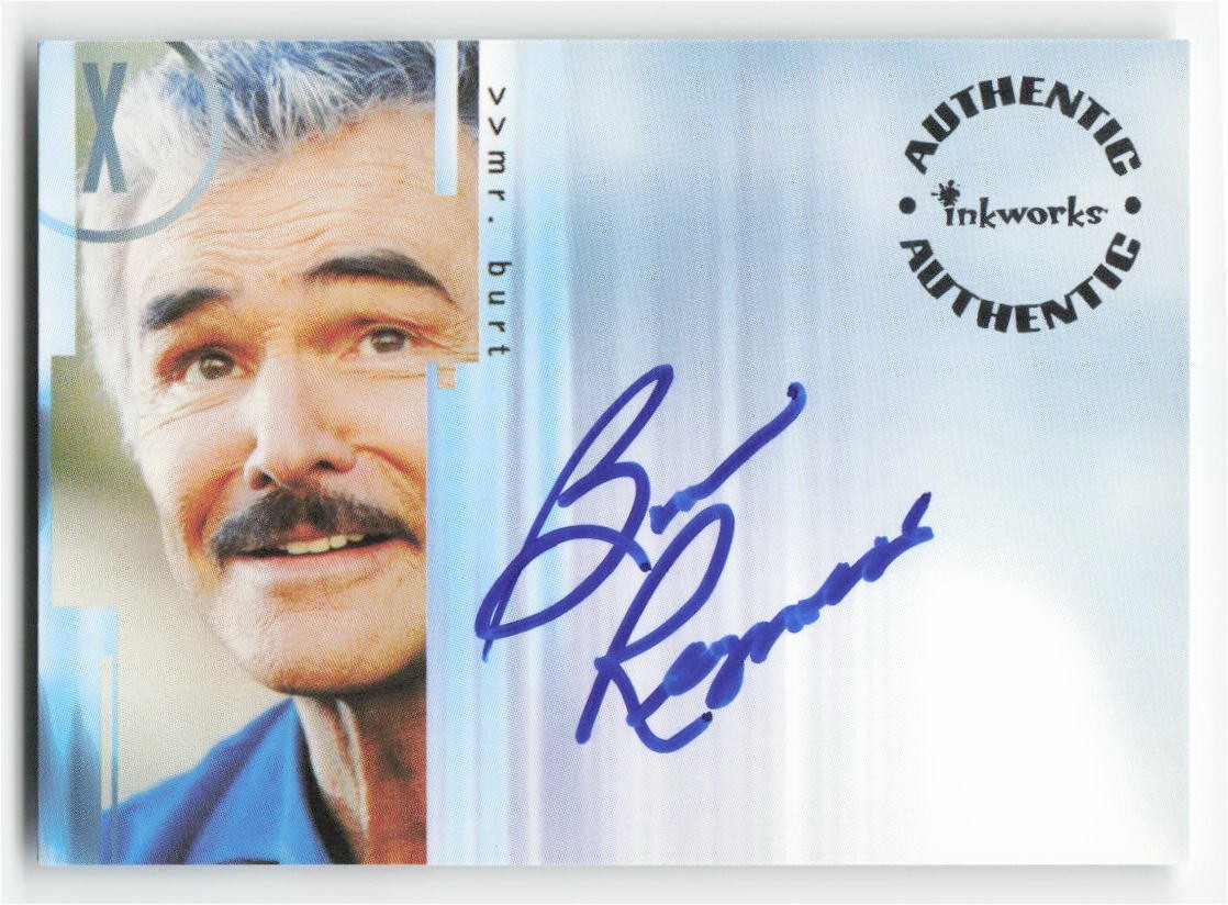 Inkworks The X-Files Seasons 9 A20 Burt Reynolds Autograph