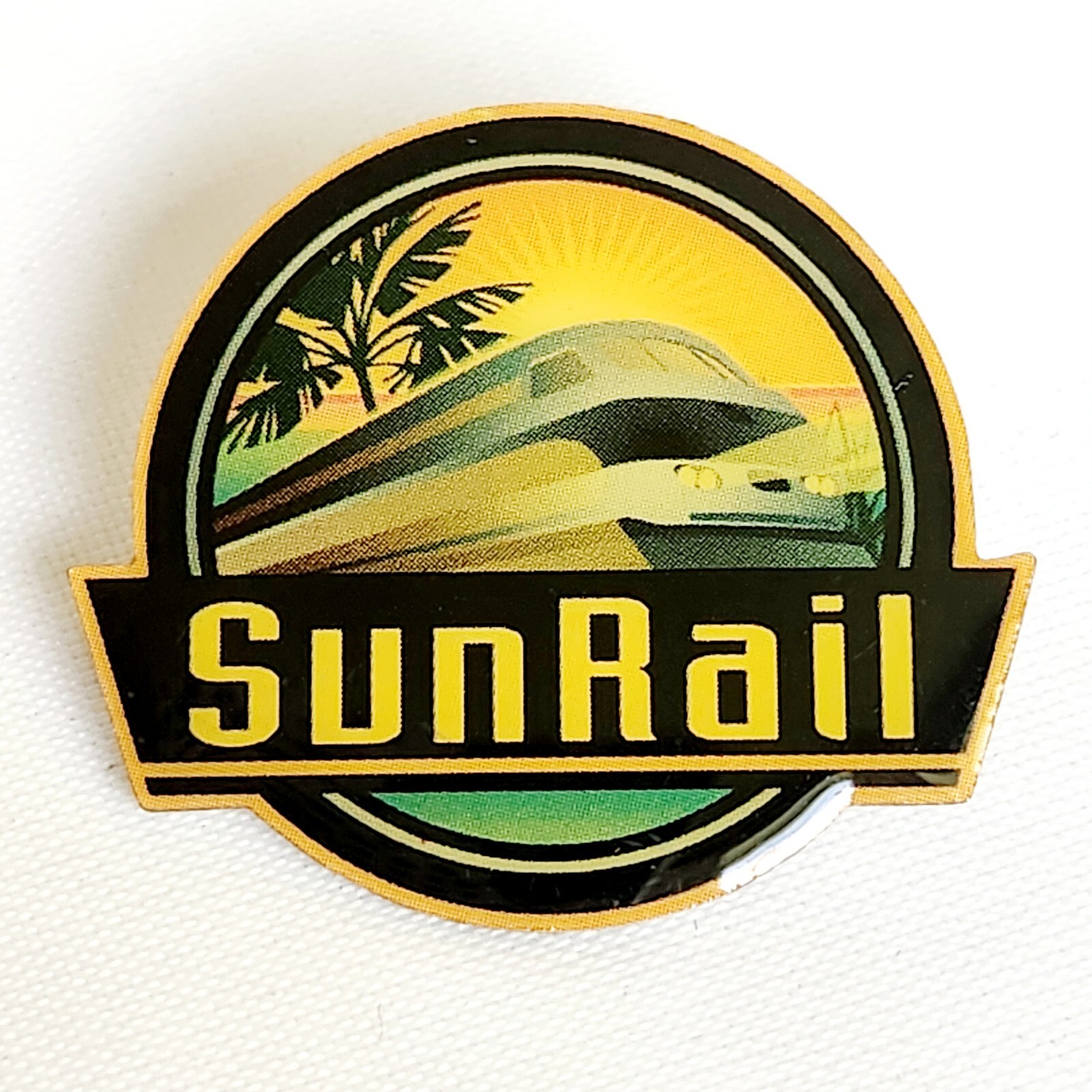 VTG Sunrail Central Florida Rail Service Train Lapel Pin Pinback RETRO LOOK VTG Sunrail Central Florida Rail Service Train Lapel Pin Pinback RETRO LOOK