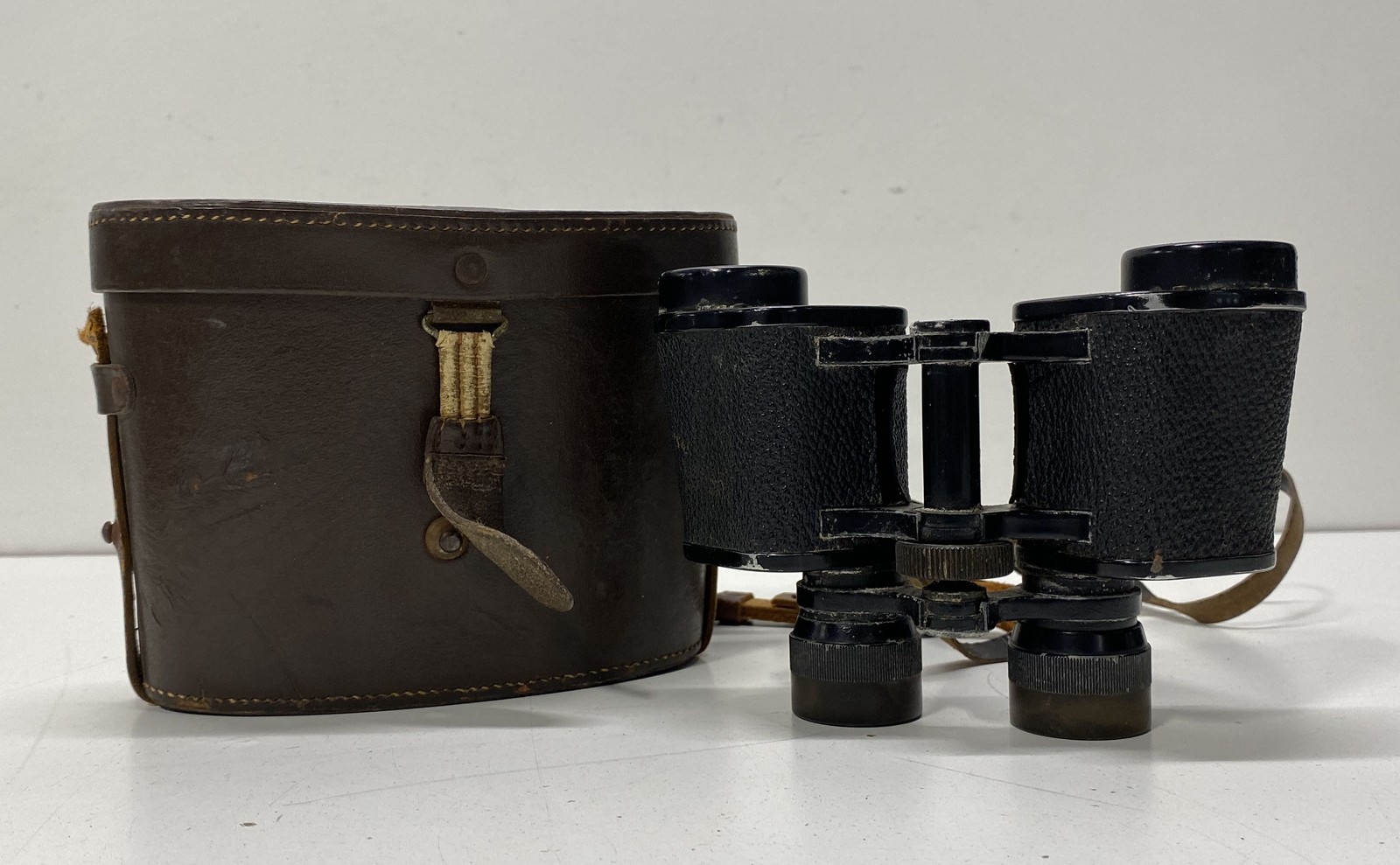 Vintage Hartmann-Optik Wetzlar Porlerim 8x30 German Binoculars With Case