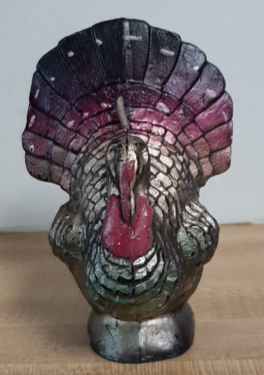 Vintage Gurley Thanksgiving Turkey Candle 4½\