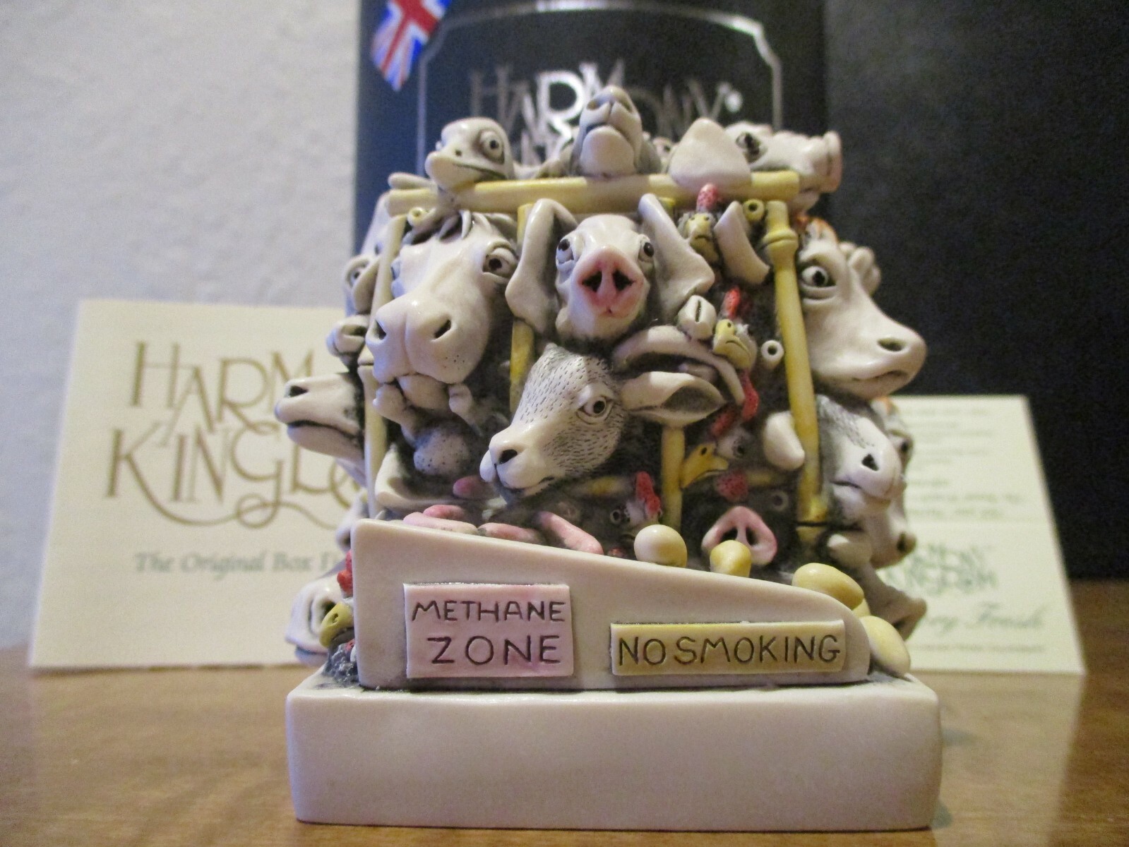SALE Harmony Kingdom Factory Fresh Banned Black Box Animal Methane UK Made SGN