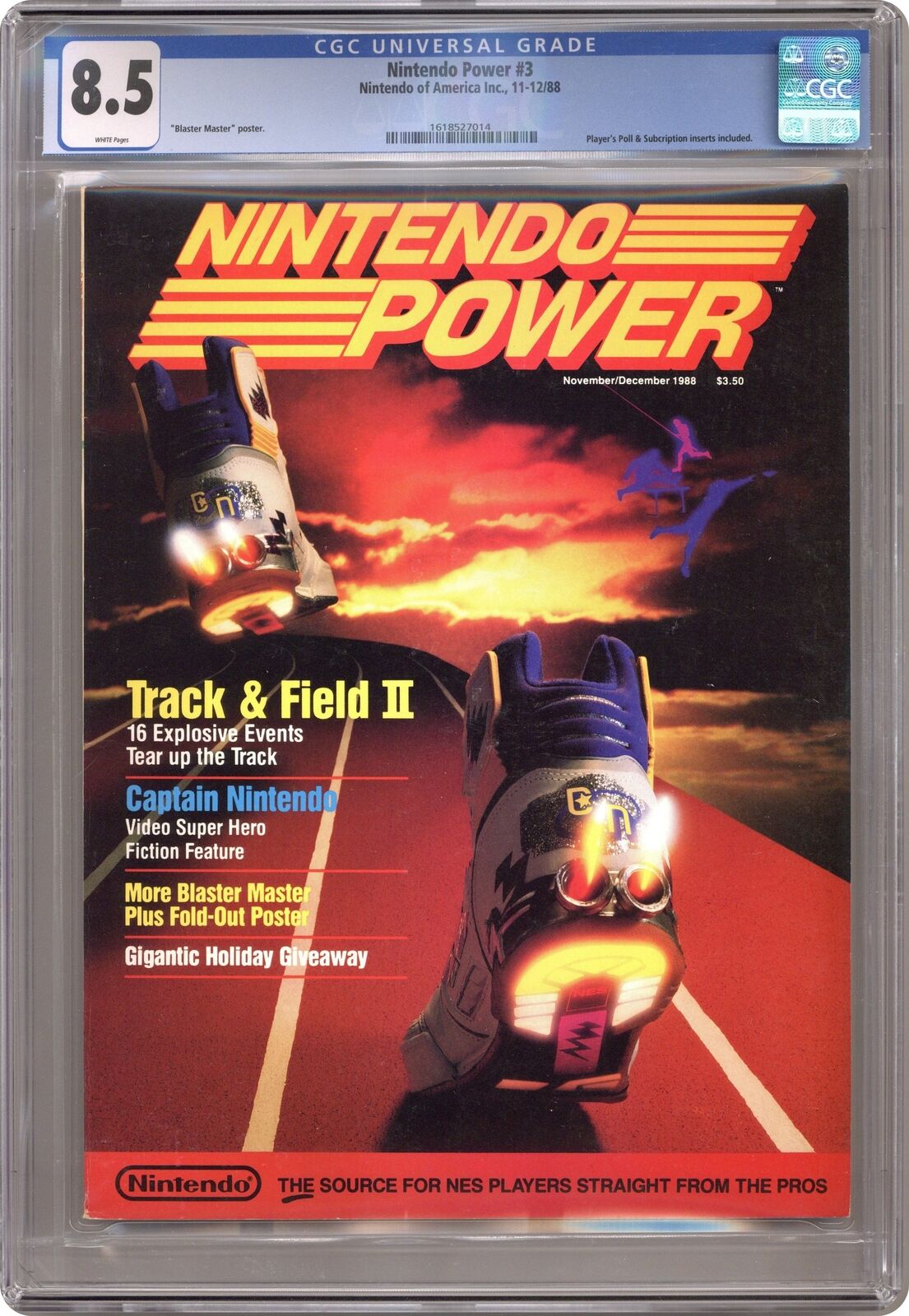 Nintendo Power #3 CGC 8.5 1988 1618527014