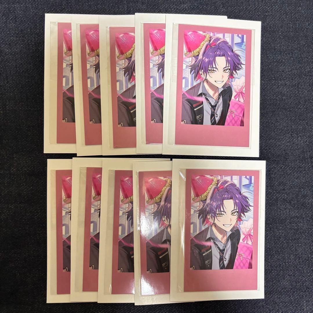 Watarai Hibari Birthday Cheki Style Cards Set of 10 New