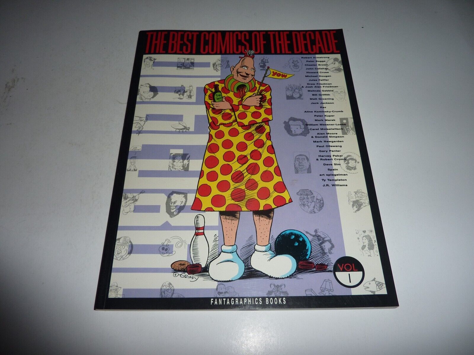 THE BEST COMICS OF THE DECADE #1 1980-1990 Fantagraphics Books 1990 NM-