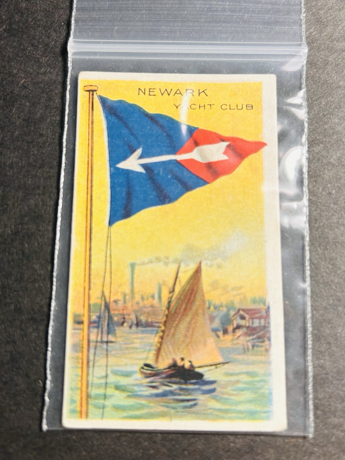 1909-1911 T59 Flags of all Nations Newark Yacht Club- Recruit Little Cigars