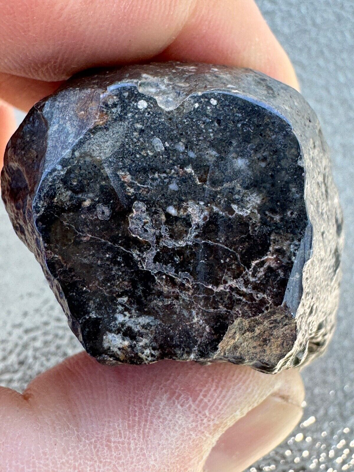 Eucrite Breccia - 120g   **Identified by Dr. Tony Irving Wash. State University