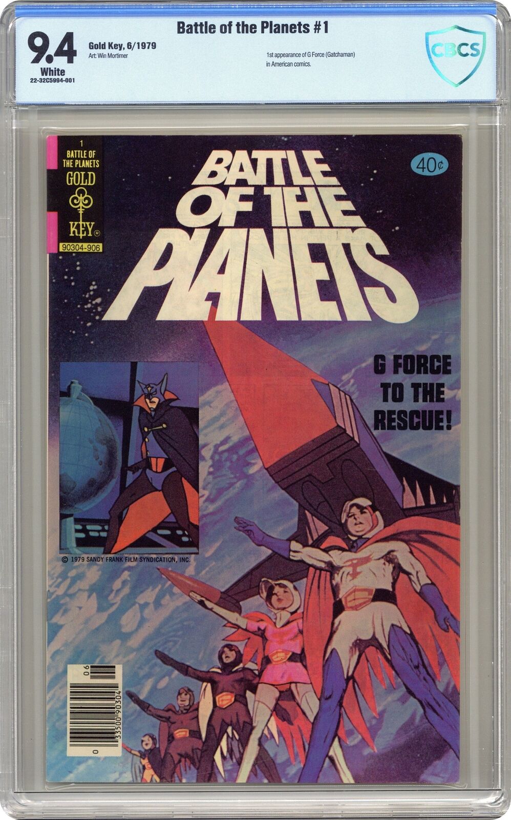 Battle of the Planets #1 CBCS 9.4 1979 Gold Key 22-32C5994-001