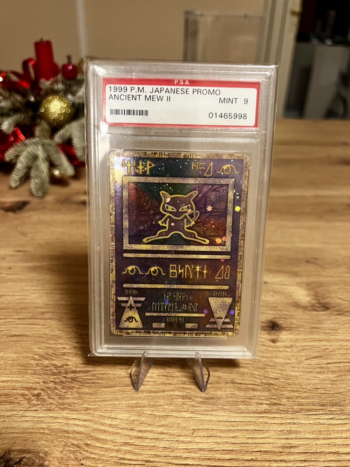 1999 Pokemon Trading Card Game Ancient Mew II Japanese Promo Holo Pokemon PSA 9