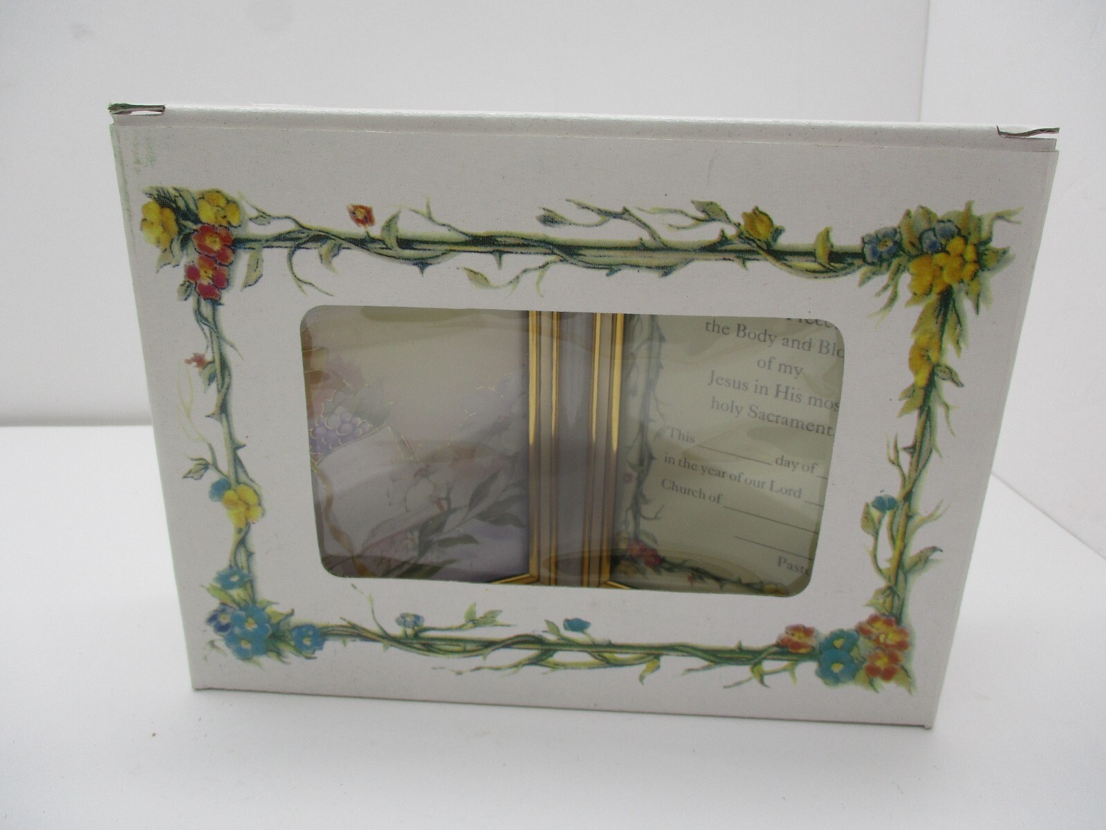 Vintage First Holy Communion Remembrance Frame