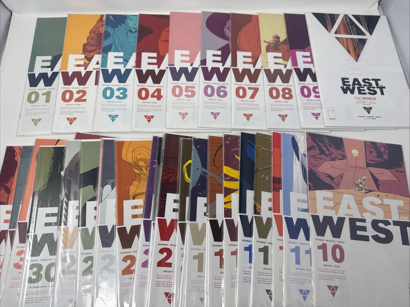 East of West #1-35 + The World Sourcebook Image Comics Hickman Dragotta 36 Books
