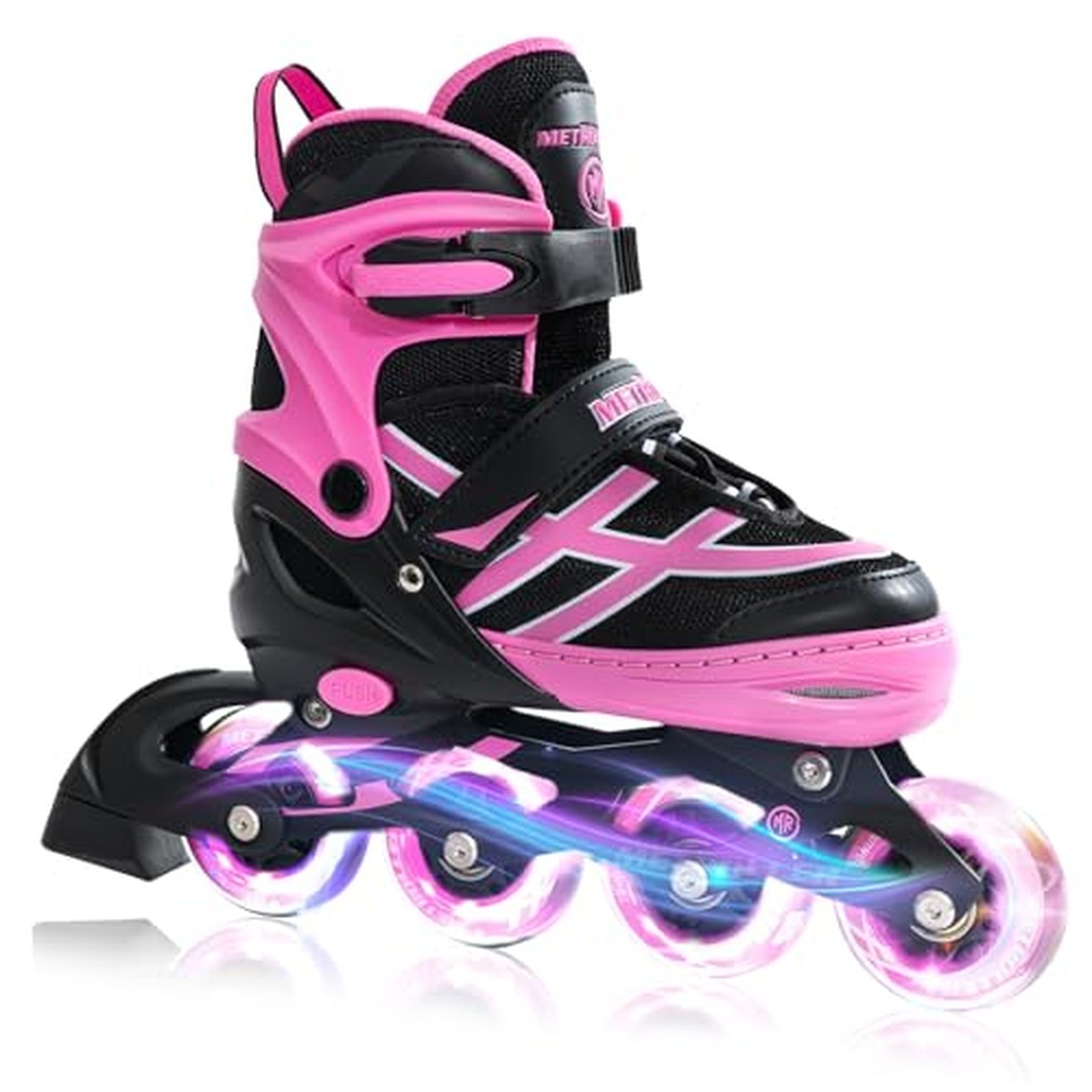 METROLLER Adjustable Kids Inline Skates Girls Boys Ages 5-12 Rose