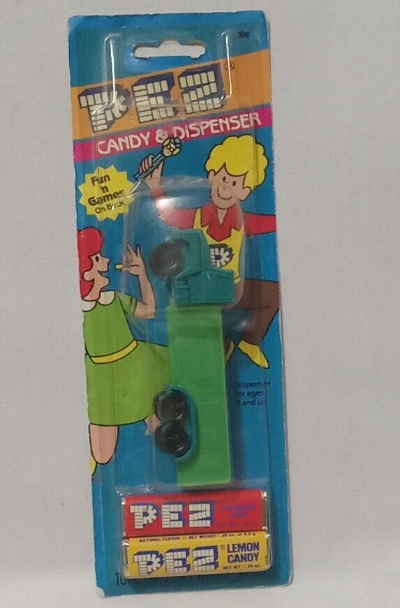 Vintage Pez Blue Semi Truck And Green Trailer New Candy Dispenser \
