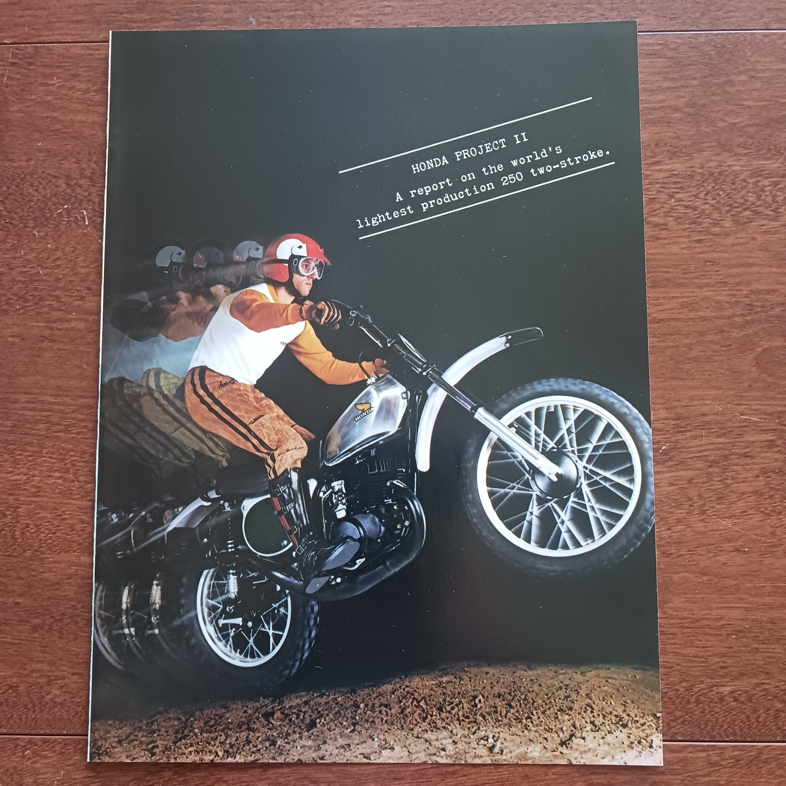 1973 1974 Honda CR250M ELSINORE Motorcycle Sales Brochure VINTAGE MOTOCROSS CR