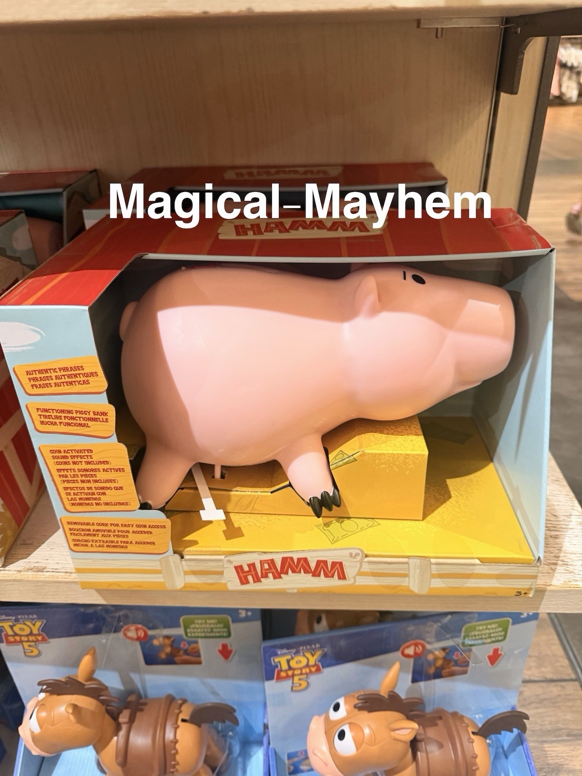 2026 Disney Parks Toy Story 5 Hamm Talking Piggy Bank NEW