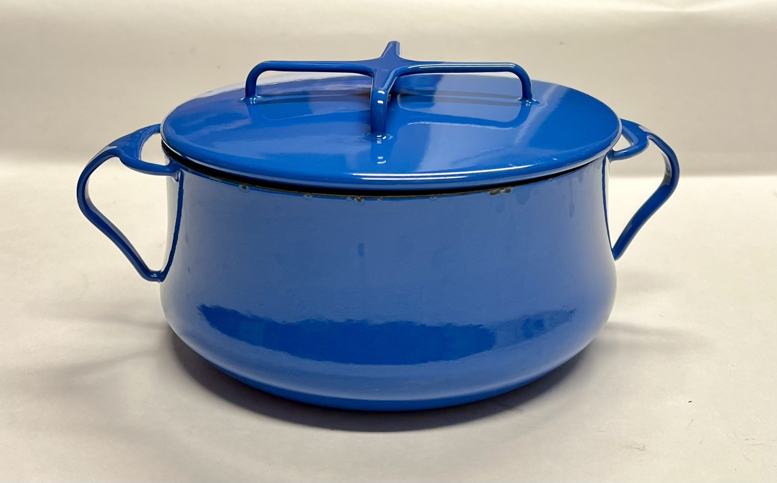 Dansk Kobenstyle Blue 2 QT Lidded Enamel Casserole Dutch Oven France Dansk Kobenstyle Blue 2 QT Lidded Enamel Casserole Dutch Oven France