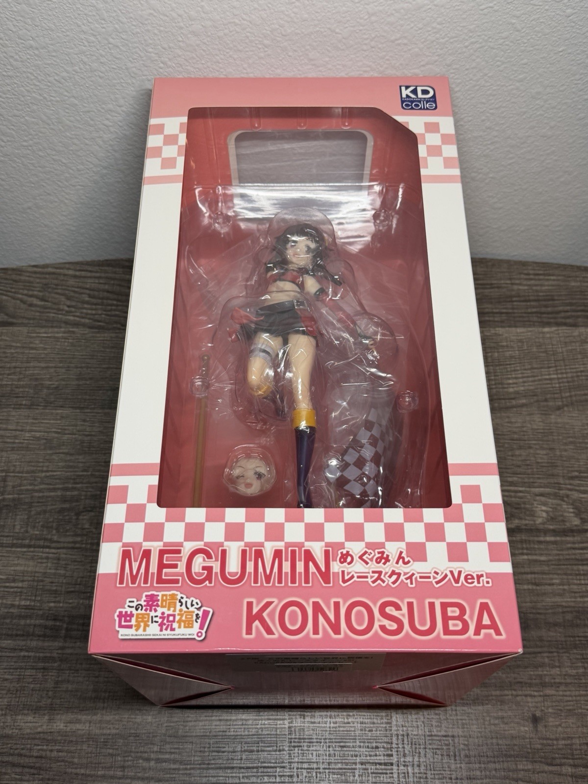 KDcolle 1/7 Scale Megumin Grid Girl Racing Queen Ver. Figure, New/Sealed USA KDcolle 1/7 Scale Megumin Grid Girl Racing Queen Ver. Figure, New/Sealed USA