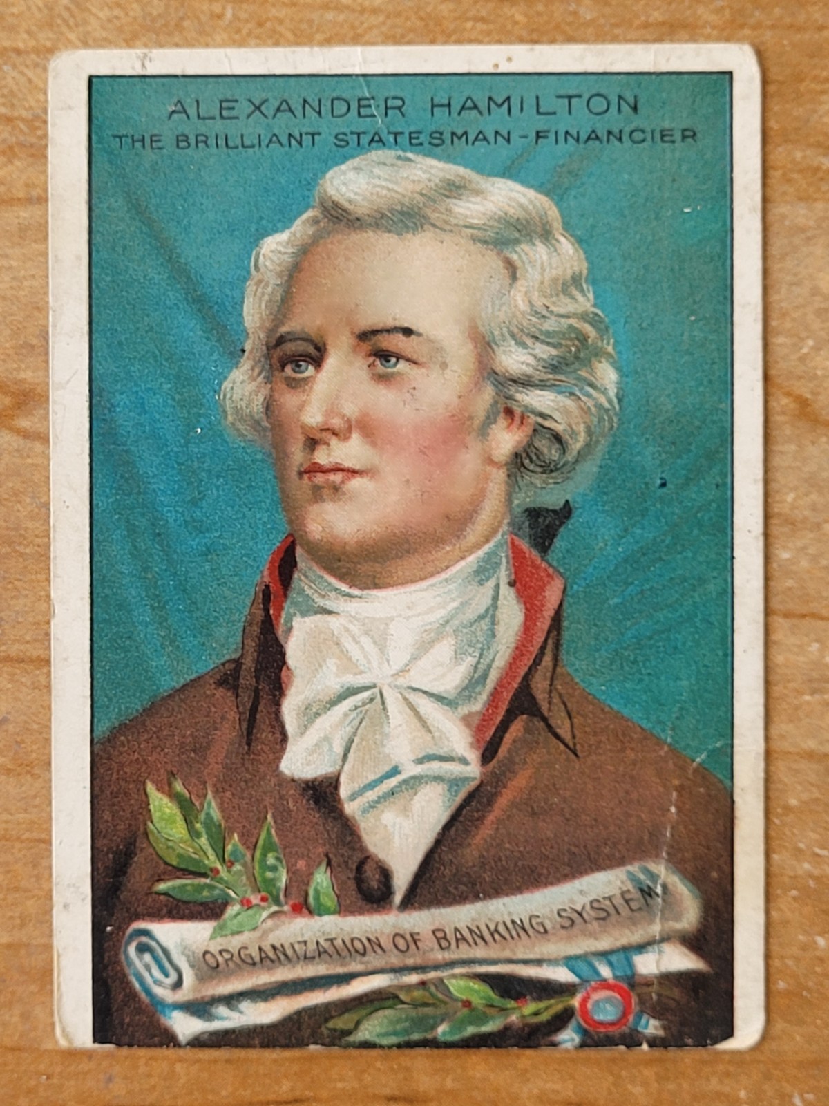 1911 T68 Men of History ALEXANDER HAMILTON- Trimmed (see Description) 1911 T68 Men of History ALEXANDER HAMILTON- Trimmed (see Description)