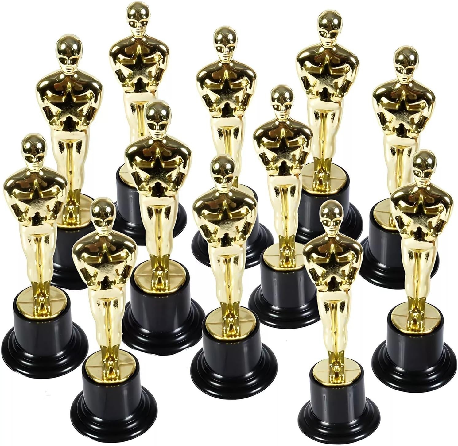 Stylish 6-Inch Gold Plastic Award - Ideal for Movie Nights & Celebrations