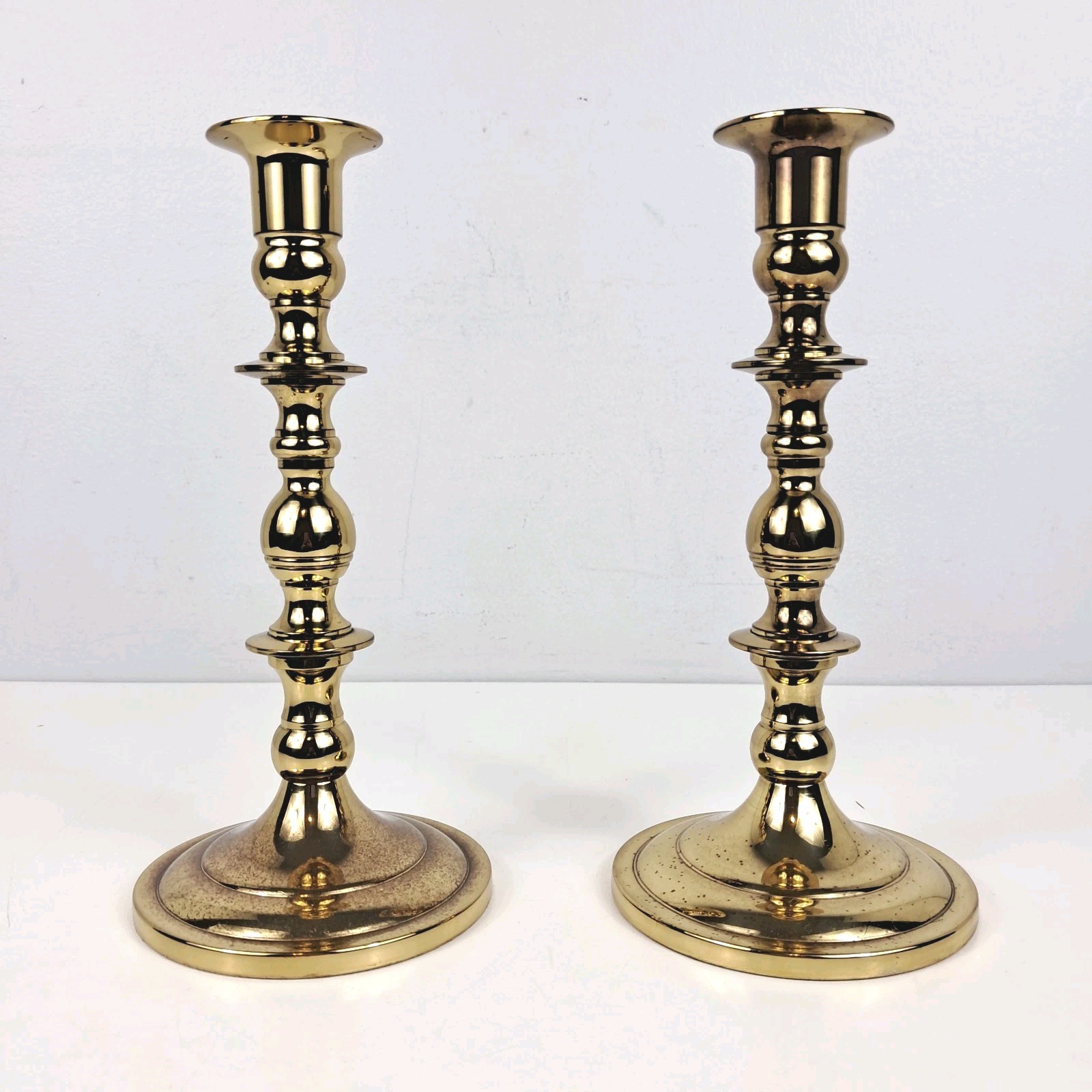 Vintage Baldwin Brass Candlesticks 9