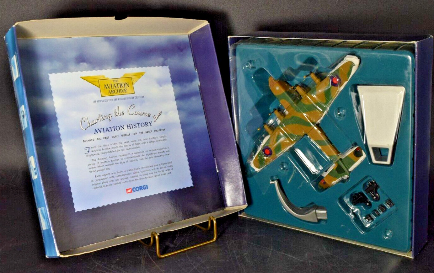 CORGI AVRO YORK RAF KINGS FLIGHT 1:44 SCALE MILITARY AVIATION ARCHIVE