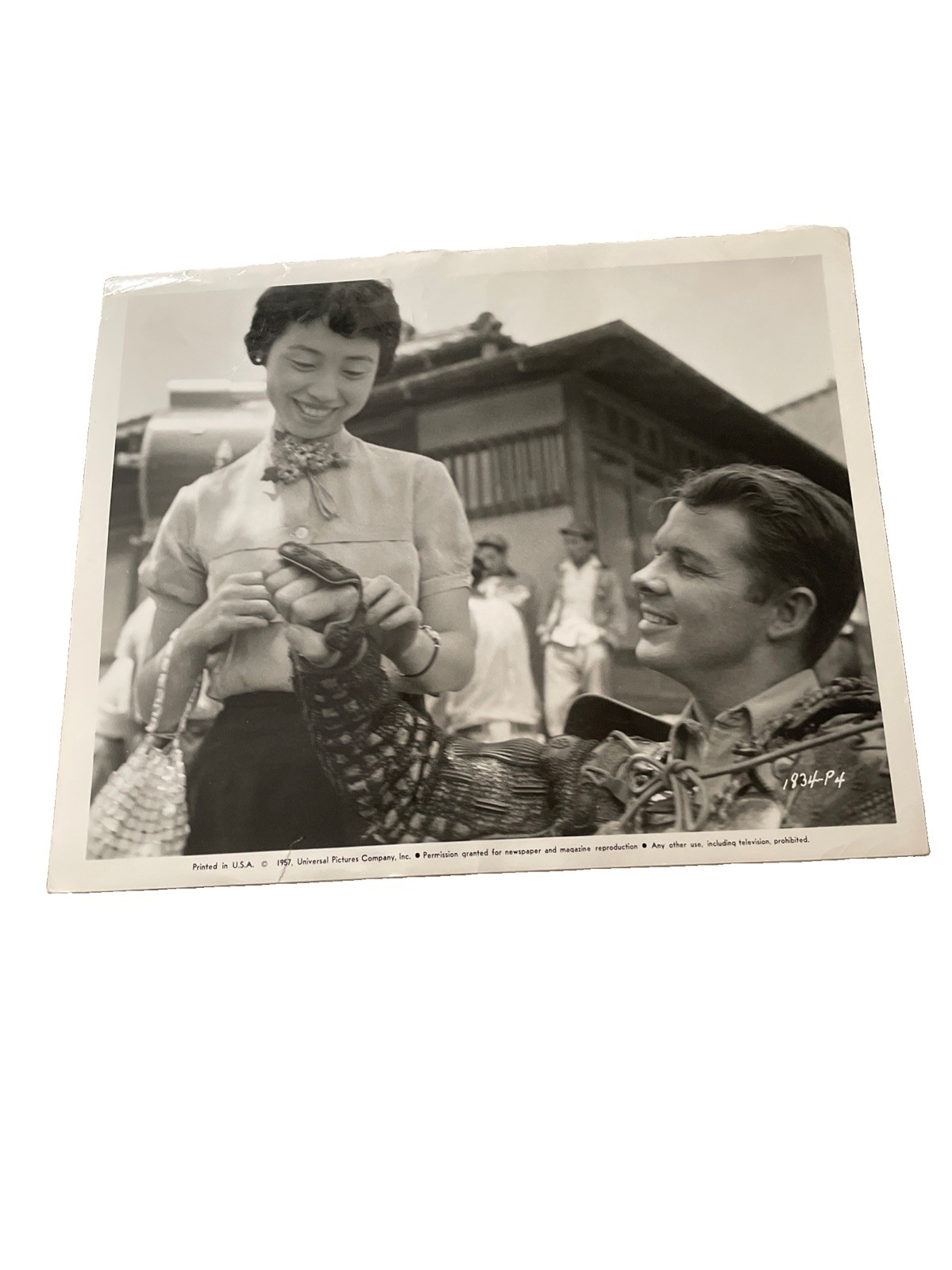 1957 JOE BUTTERFLY Original 8x10 Press Photo Audie Murphy Keiko Shima Universal 1957 JOE BUTTERFLY Original 8x10 Press Photo Audie Murphy Keiko Shima Universal