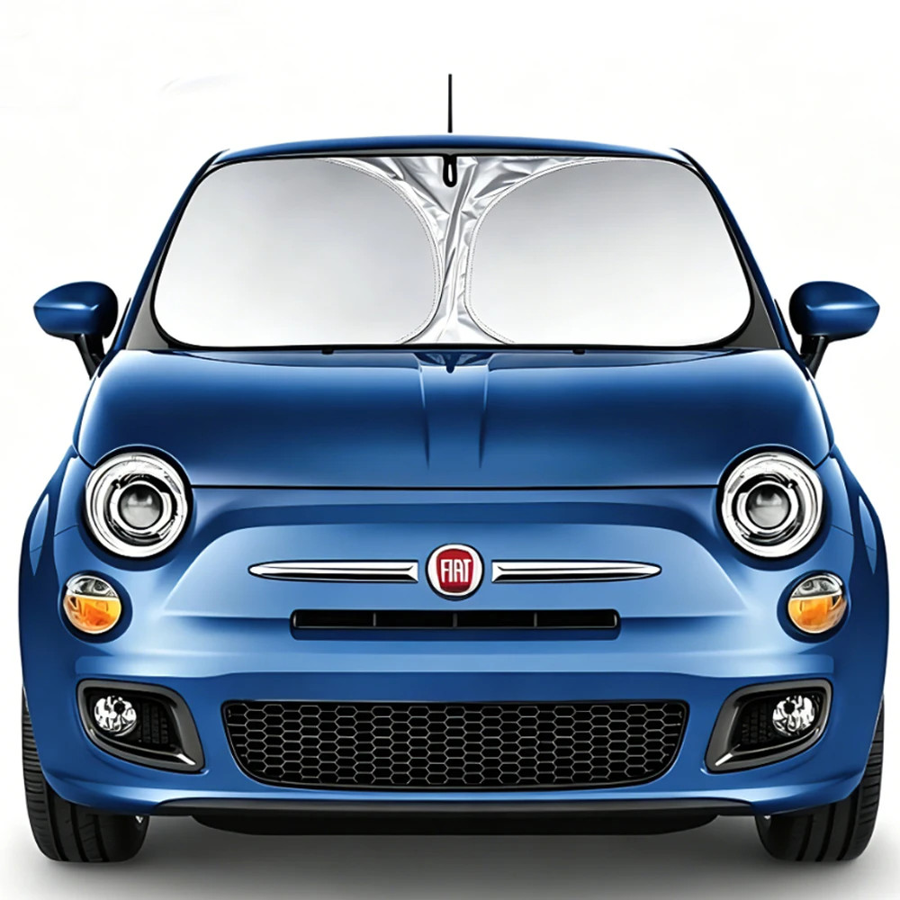 For Fiat 500 500c 500l 500x Car Windshield Sun Shade Blocks Reflector Window Vis