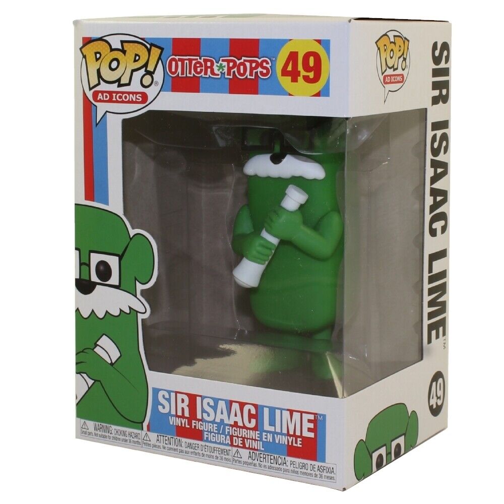 Funko POP Ad Icons - Otter Pops Vinyl Figure - SIR ISAAC LIME #49 - New in Box