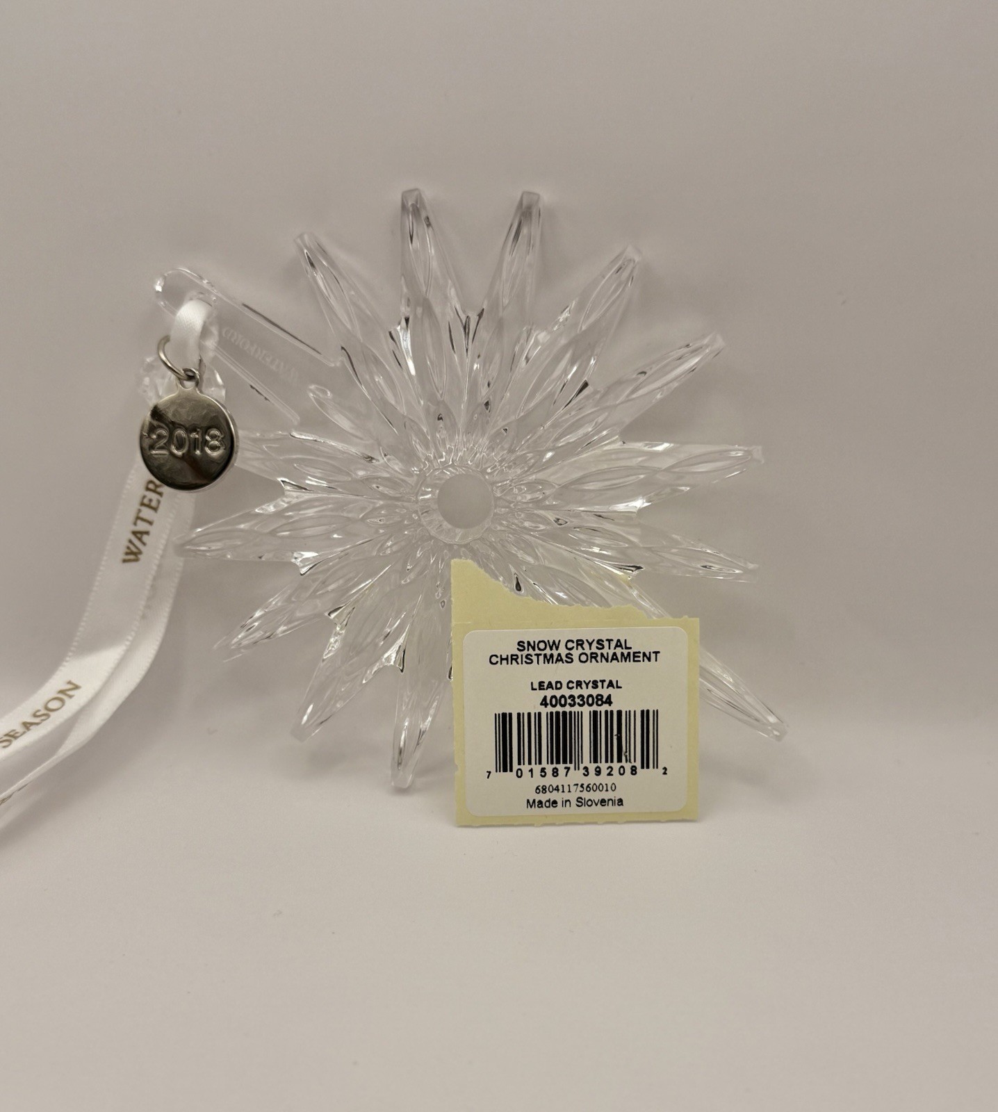 2018 Waterford Crystal Lighting up the Season Snow Flake Christmas Ornament 2018 Waterford Crystal Lighting up the Season Snow Flake Christmas Ornament