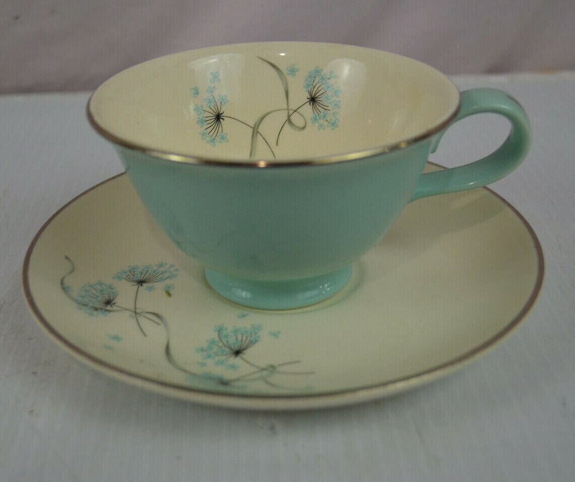Taylor Smith Taylor Blue Lace Dandelion cup and saucer 