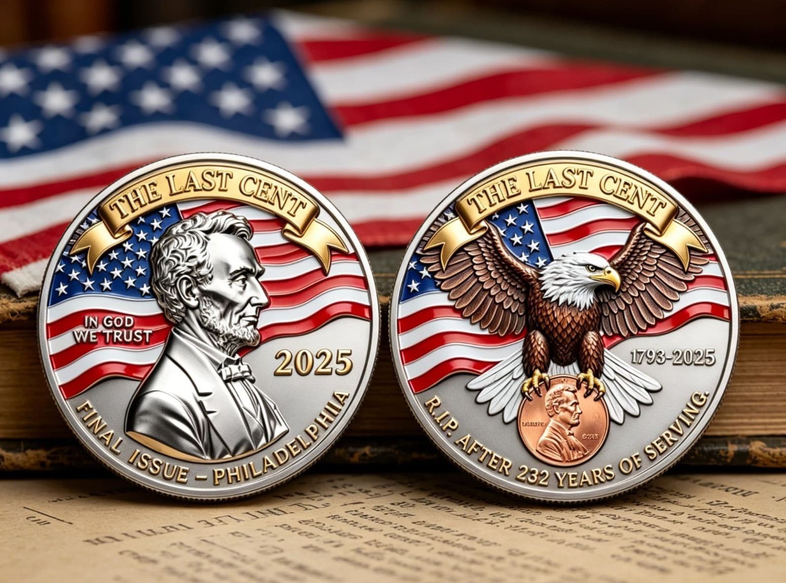 Lincoln Cent Final Penny Historical Challenge Coin Historical Collectors 2025