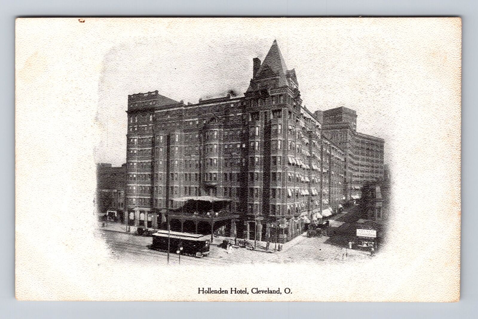 Cleveland OH-Ohio, Hollenden Hotel, Advertising, Antique Vintage Postcard