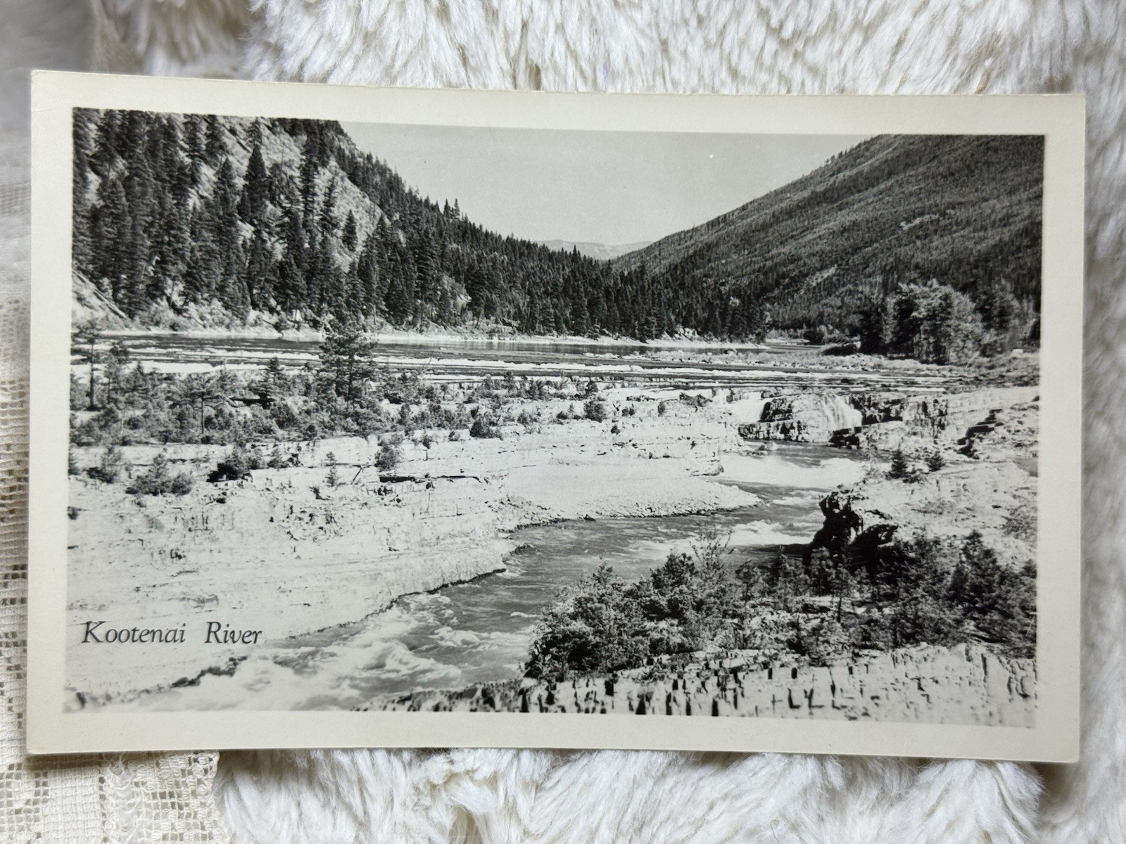 Kootenai River RPPC c.1915–1925 Kodak Paper Real Photo Postcard MT ID BC Idaho