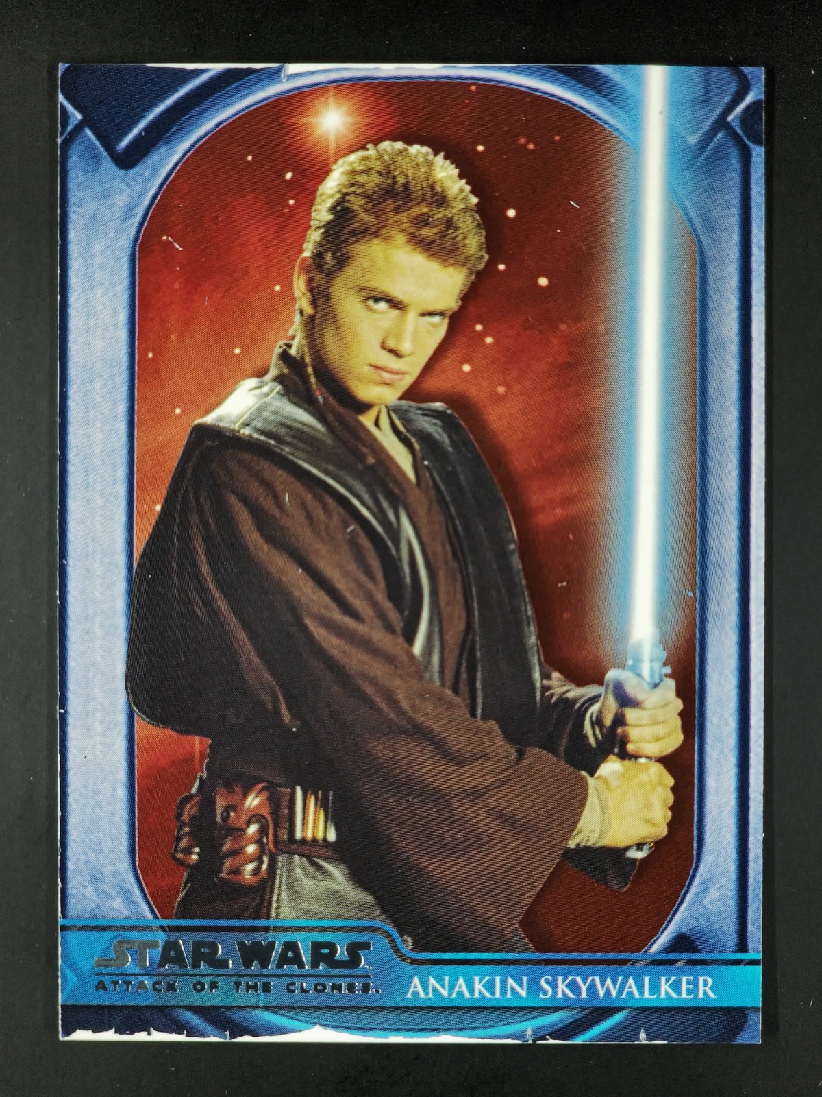 2002 Topps Star Wars Attack Of The Clones #2 ANAKIN SKYWALKER ROOKIE RC CARD 2002 Topps Star Wars Attack Of The Clones #2 ANAKIN SKYWALKER ROOKIE RC CARD