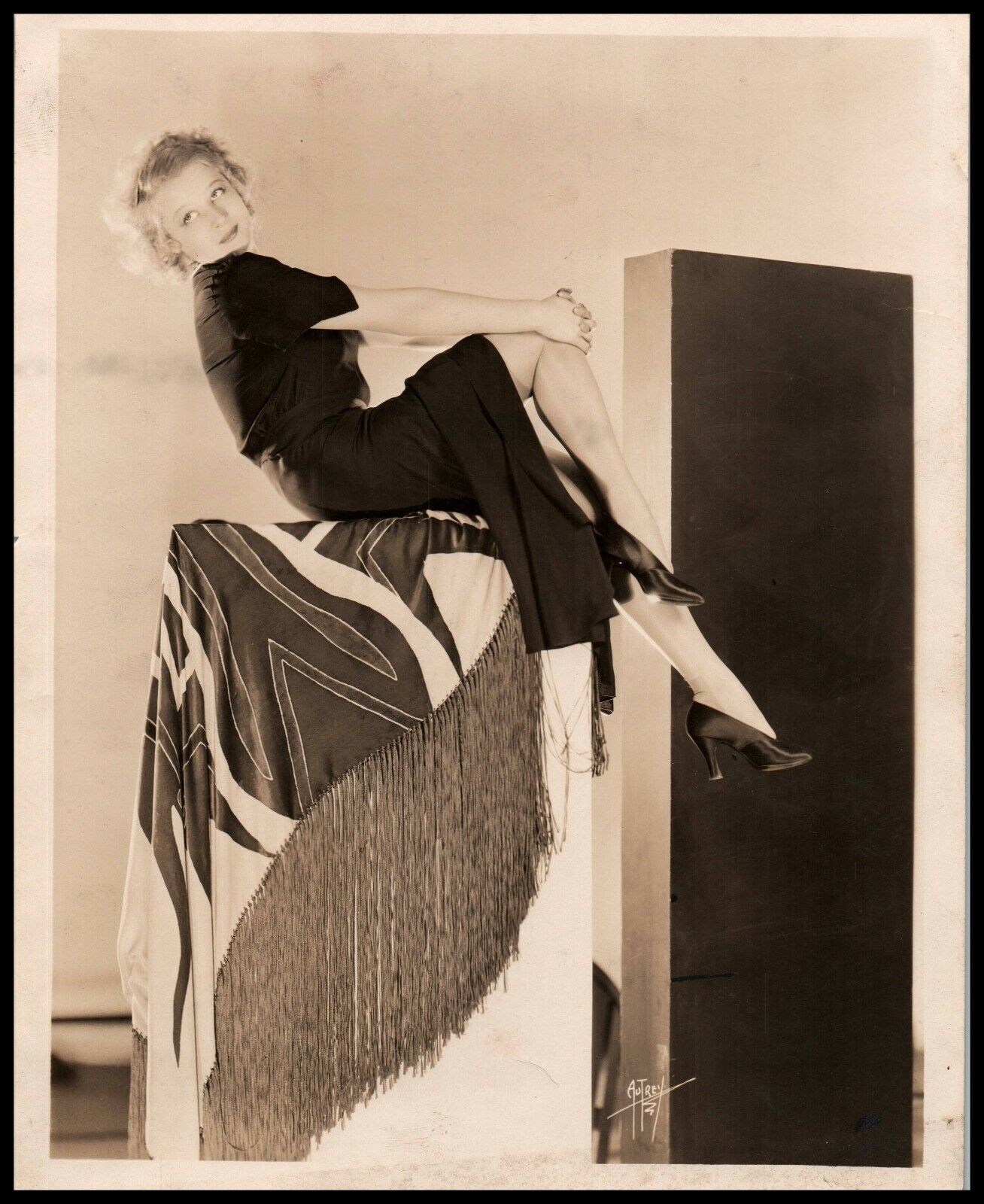 Orig 1920’s GRETA NISSEN Seductive POSE GLAMOUR STUNNING Portrait by AUTREY 427