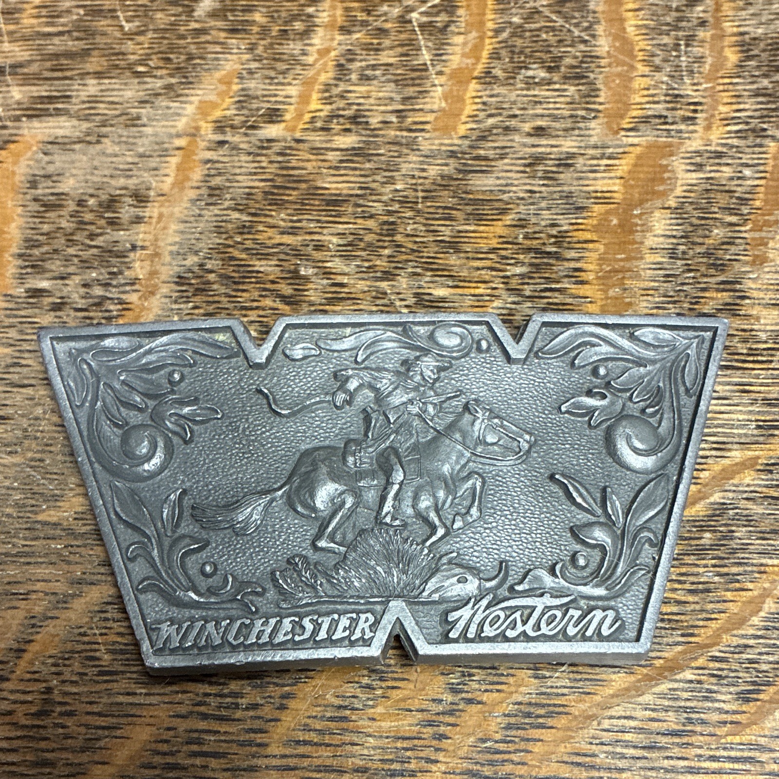 Winchester Western Limited Edition Proof Series Belt Buckle Olin Corp 1977