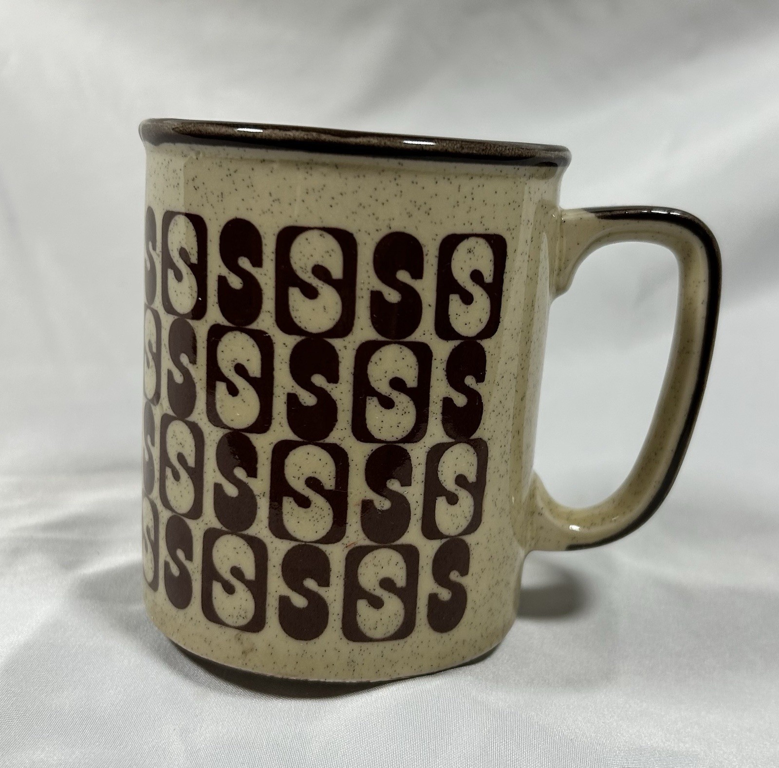 Anthropologie Monogram Initial “S” Coffee Cup Circa 1960s - 1970s