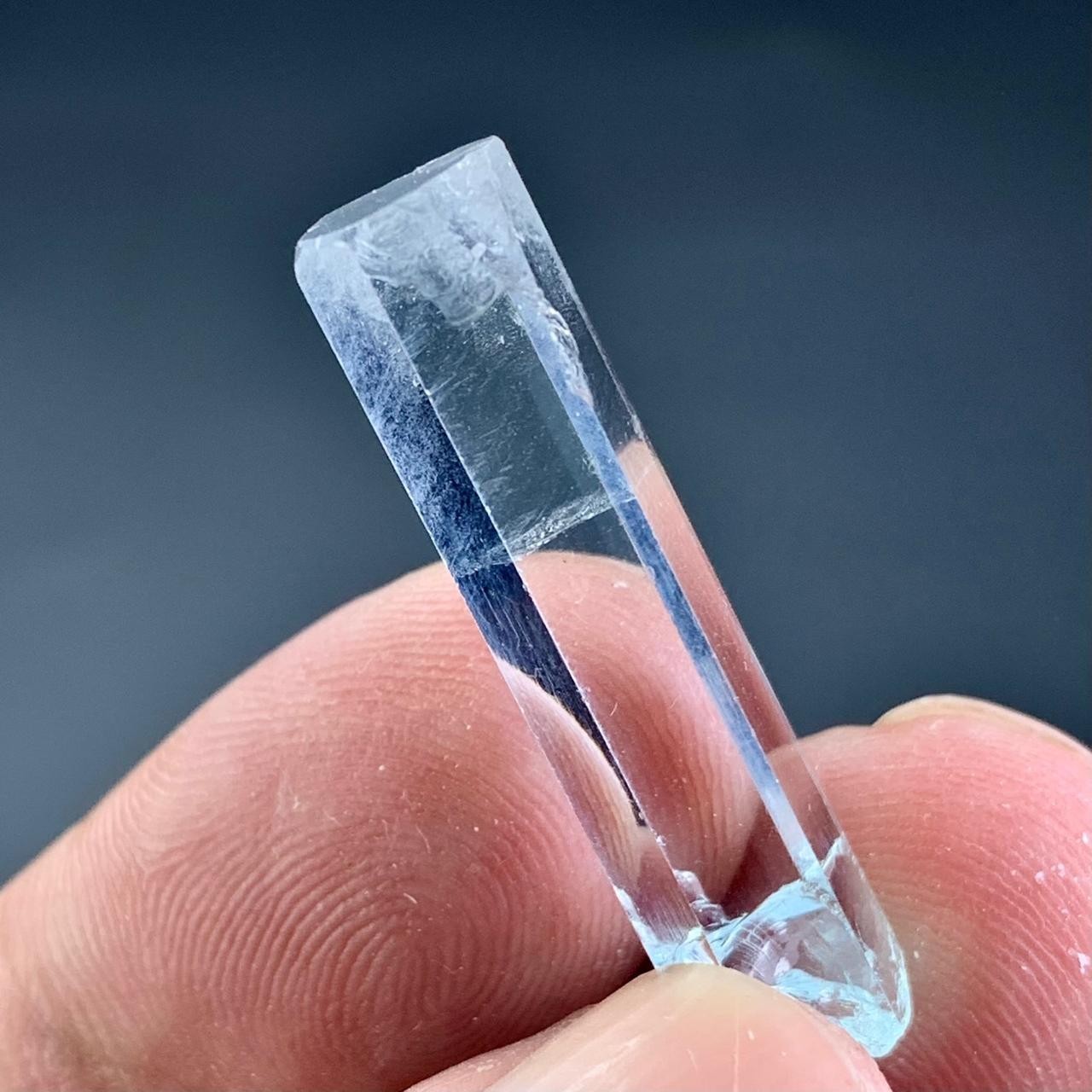 17 CT  Terminated Natural Top Quality Aquamarine Crystal From Skardu Pakistan