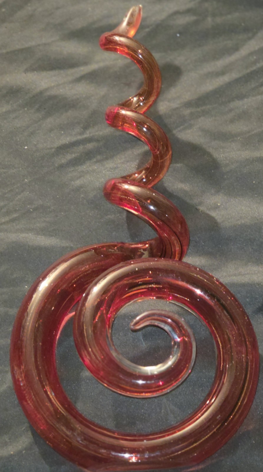 Vtg MURANO Art Glass Dancing Red Flame Sculpture 14\ Vtg MURANO Art Glass Dancing Red Flame Sculpture 14\