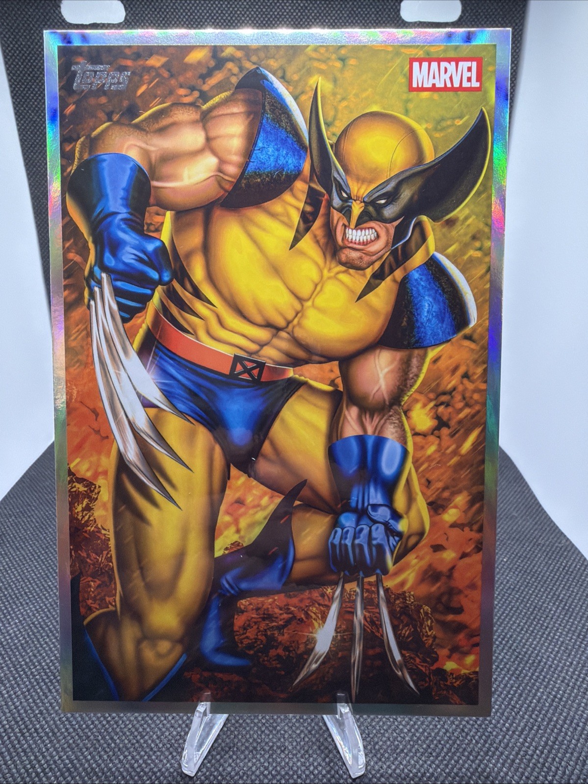 2026 Topps Marvel Vault Oversized Box Topper Wolverine Art By Ariel Diaz 2026 Topps Marvel Vault Oversized Box Topper Wolverine Art By Ariel Diaz