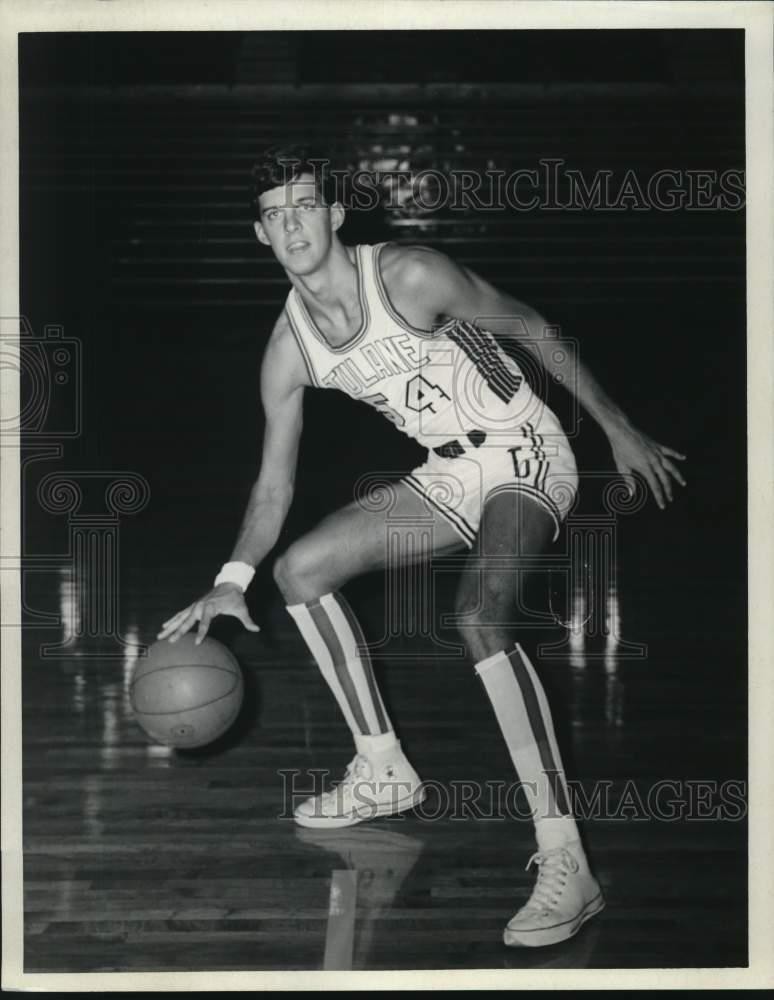 1969 Press Photo Tulane basketball player #54 Don Simmons - nos35489 1969 Press Photo Tulane basketball player #54 Don Simmons - nos35489